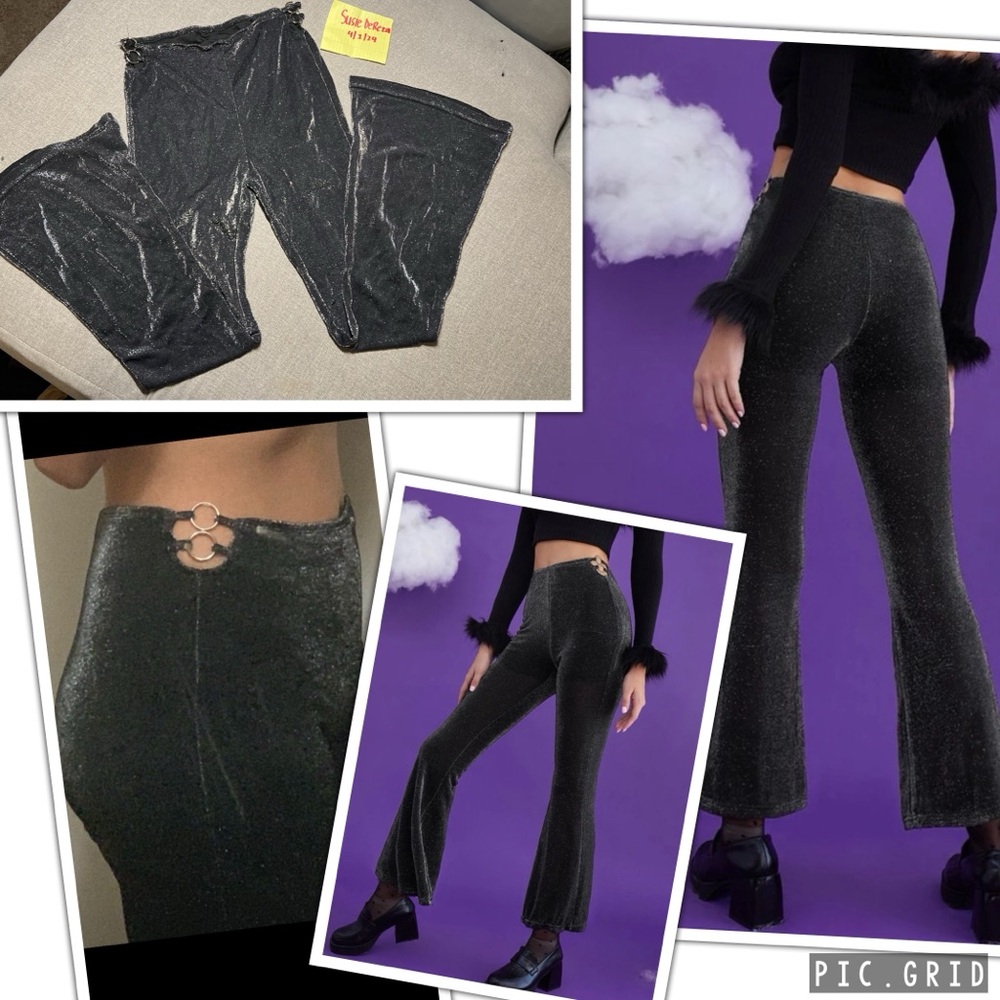 dolls kill inspired bell bottoms